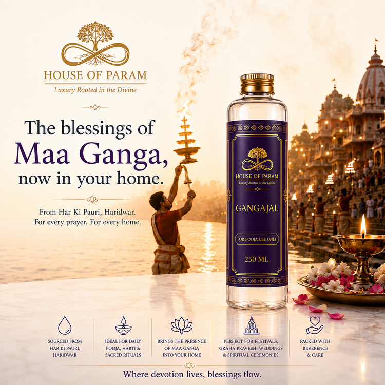 Divine Gangajal 250ml — pooja ritual setup