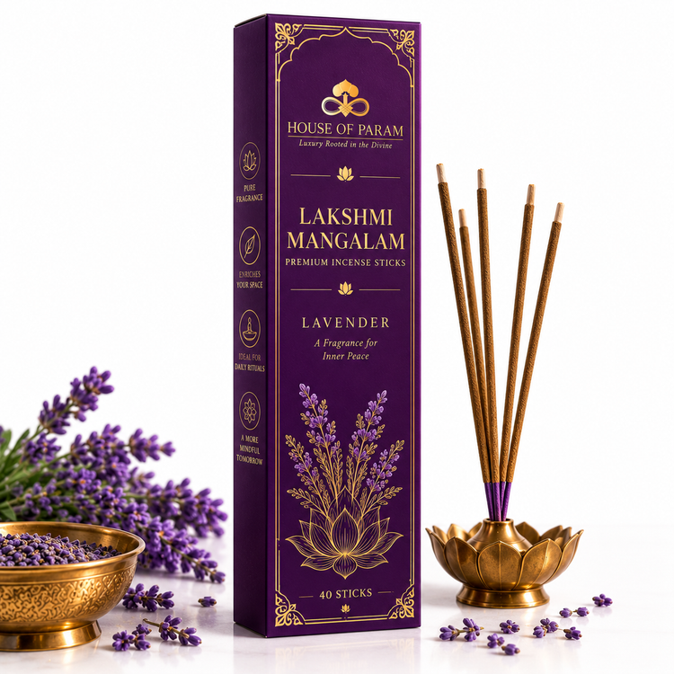 Lakshmi Mangalam Lavender Incense Sticks