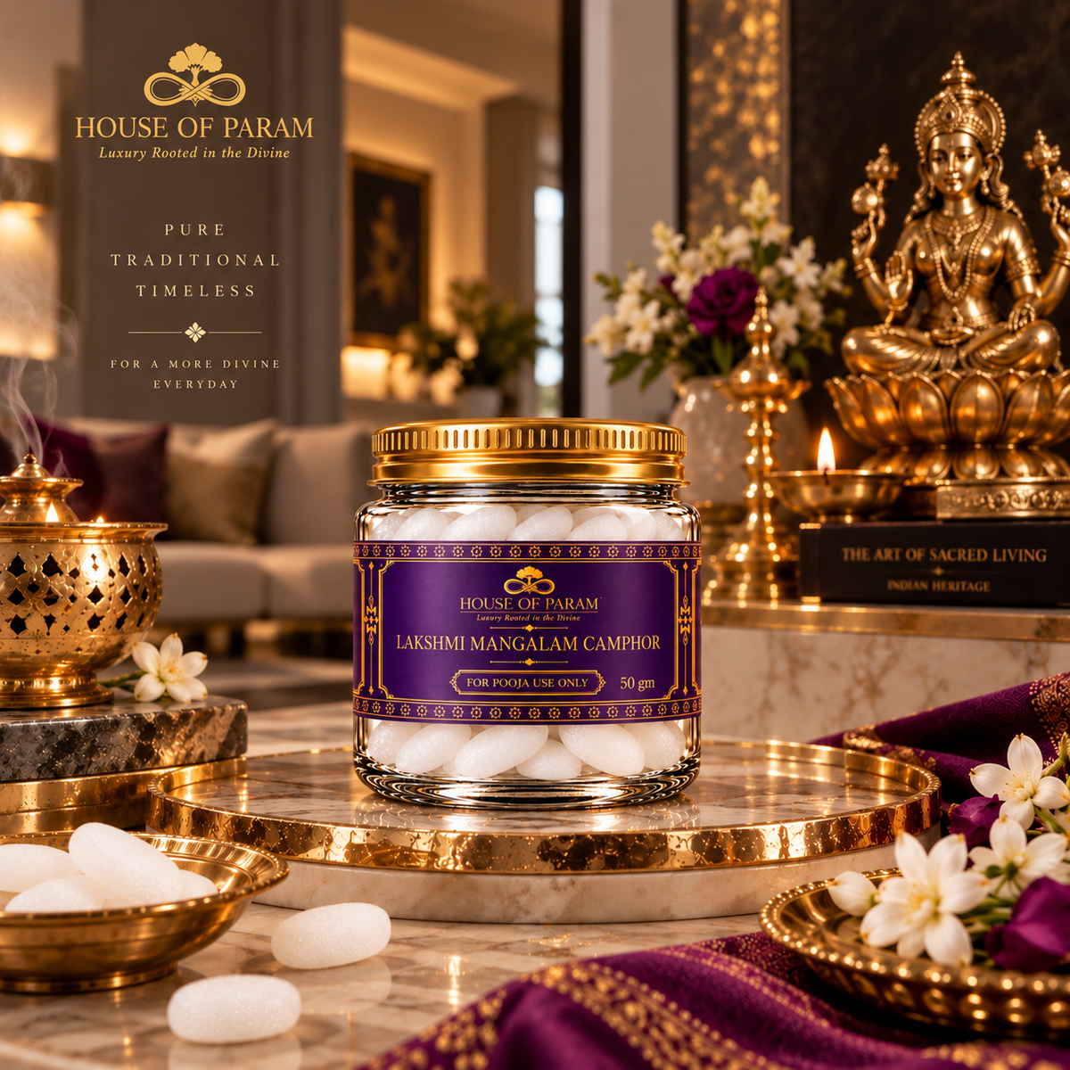 Lakshmi Mangalam Camphor 50gm — additional lifestyle shot 3